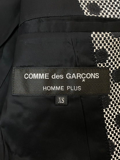 【中古品】【メンズ】 COMME des GARCONS HOMME コムデギャルソンオム DOT MORNING COAT PLUS PJ-J040 ドット柄 モーニング コート メンズ アウター ジャケット 140-260227-em-17-min サイズ：XS カラー：グレー（ドット柄） 万代Net店