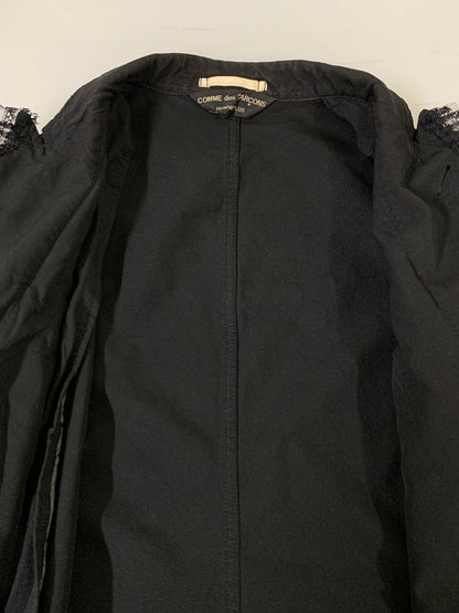 【中古品】【メンズ】 COMME des GARCONS HOMME PLUS コムデギャルソンオムプリュス FRILL TAILORED JACKET PG-J086 フリルテーラードジャケット 140-260228-SH-04-min サイズ：XS カラー：ブラック 万代Net店