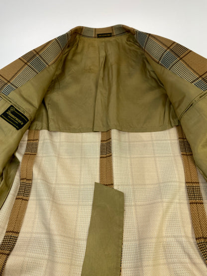 【中古品】【メンズ】 ZIMMERMAN'S OSHKOSH ジマーンズ オシュコシュ TAILORED JACKET テーラード ジャケット アウター 146-260724-hu-42-min カラー：ブラウン/グリーン （チェック柄） 万代Net店