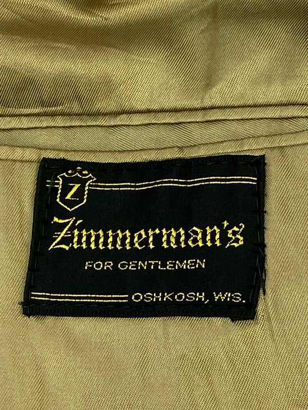 【中古品】【メンズ】 ZIMMERMAN'S OSHKOSH ジマーンズ オシュコシュ TAILORED JACKET テーラード ジャケット アウター 146-260724-hu-42-min カラー：ブラウン/グリーン （チェック柄） 万代Net店