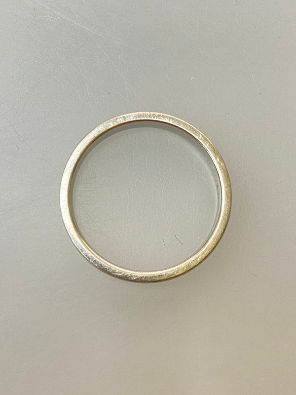 【中古品】【レディース】 TIFFANY&Co. ティファニー PT950 フラットバンド リング 指輪 アクセサリー 182-260305-AS-68-min カラー：シルバー 万代Net店