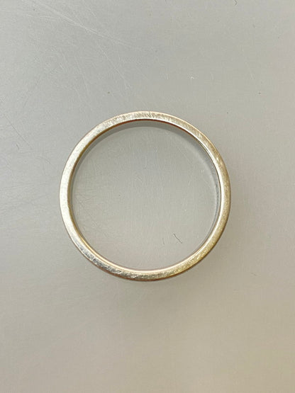 【中古品】【レディース】 TIFFANY&Co. ティファニー PT950 フラットバンド リング 指輪 アクセサリー 182-260305-AS-68-min カラー：シルバー 万代Net店