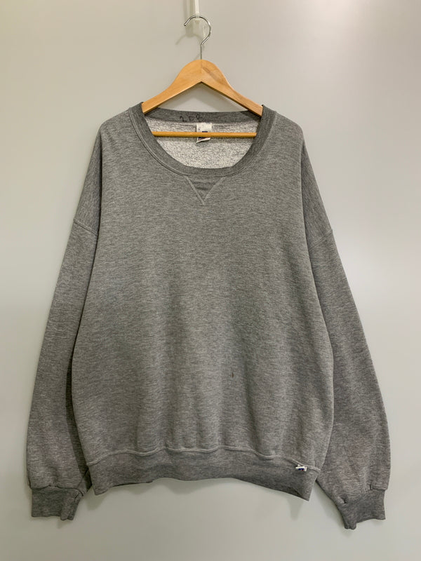 【現状渡し品】【メンズ】 RUSSELL ATHLETIC ラッセルアスレチック 90S メキシコ製 LS SWEAT SHIRT スウェット トレーナー 146-260714-ta-40-min サイズ：XXL カラー：グレー 万代Net店