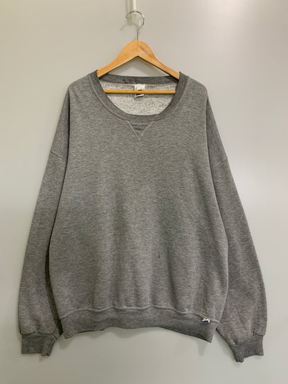 【現状渡し品】【メンズ】 RUSSELL ATHLETIC ラッセルアスレチック 90S メキシコ製 LS SWEAT SHIRT スウェット トレーナー 146-260714-ta-40-min サイズ：XXL カラー：グレー 万代Net店