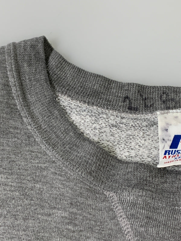 【現状渡し品】【メンズ】 RUSSELL ATHLETIC ラッセルアスレチック 90S メキシコ製 LS SWEAT SHIRT スウェット トレーナー 146-260714-ta-40-min サイズ：XXL カラー：グレー 万代Net店