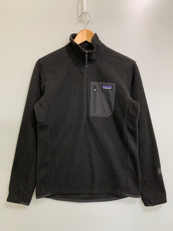 【中古品】【メンズ】 patagonia パタゴニア 40245 R1 エア ジップネック トップス 144-260302-SH-05-min サイズ：S カラー：ブラック 万代Net店