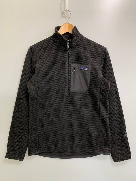 【中古品】【メンズ】 patagonia パタゴニア 40245 R1 エア ジップネック トップス 144-260302-SH-05-min サイズ：S カラー：ブラック 万代Net店