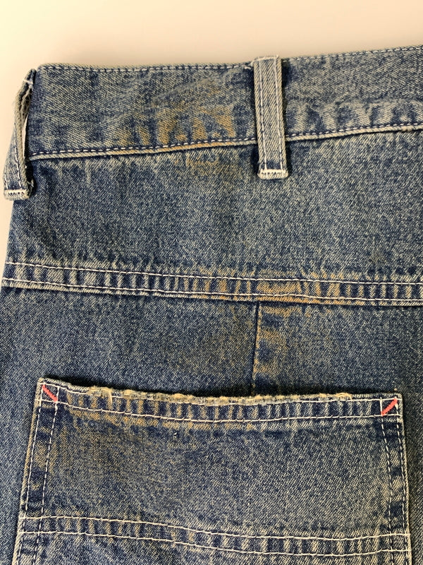 【中古品】【レディース】 BIGMAC ビッグマック DENIM PAINTER PANTS デニム ペインター パンツ BIG-218-V ボトムス ジーパン 171-260812-hu-10-min サイズ：S カラー：インディゴ 万代Net店