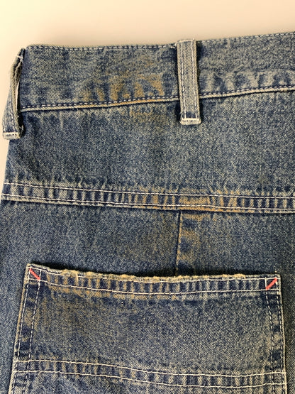 【中古品】【レディース】 BIGMAC ビッグマック DENIM PAINTER PANTS デニム ペインター パンツ BIG-218-V ボトムス ジーパン 171-260812-hu-10-min サイズ：S カラー：インディゴ 万代Net店