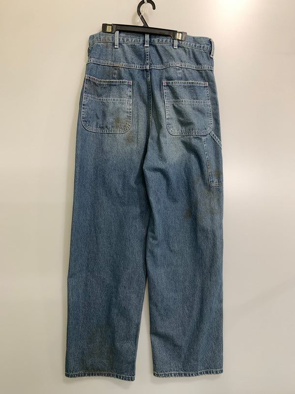 【中古品】【レディース】 BIGMAC ビッグマック DENIM PAINTER PANTS デニム ペインター パンツ BIG-218-V ボトムス ジーパン 171-260812-hu-10-min サイズ：S カラー：インディゴ 万代Net店