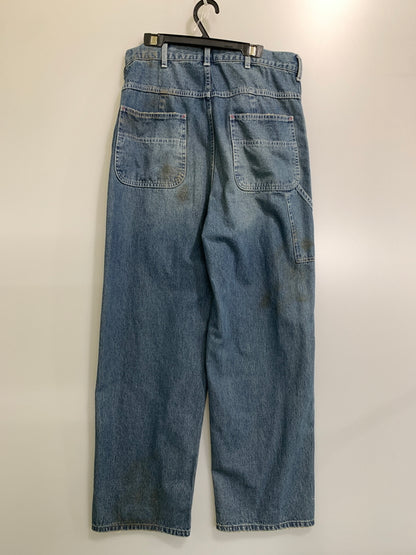 【中古品】【レディース】 BIGMAC ビッグマック DENIM PAINTER PANTS デニム ペインター パンツ BIG-218-V ボトムス ジーパン 171-260812-hu-10-min サイズ：S カラー：インディゴ 万代Net店