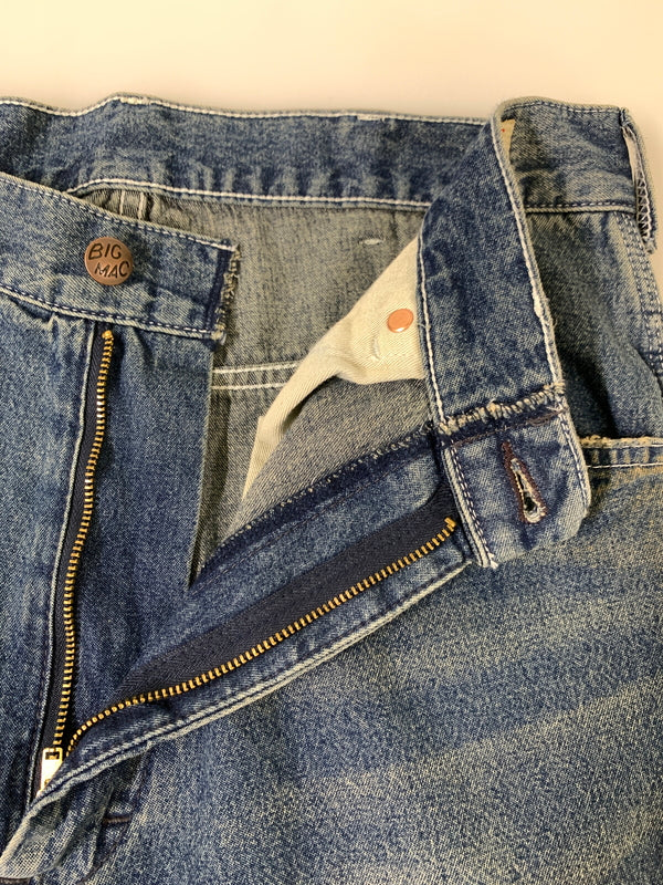 【中古品】【レディース】 BIGMAC ビッグマック DENIM PAINTER PANTS デニム ペインター パンツ BIG-218-V ボトムス ジーパン 171-260812-hu-10-min サイズ：S カラー：インディゴ 万代Net店