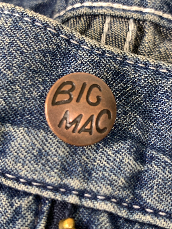 【中古品】【レディース】 BIGMAC ビッグマック DENIM PAINTER PANTS デニム ペインター パンツ BIG-218-V ボトムス ジーパン 171-260812-hu-10-min サイズ：S カラー：インディゴ 万代Net店