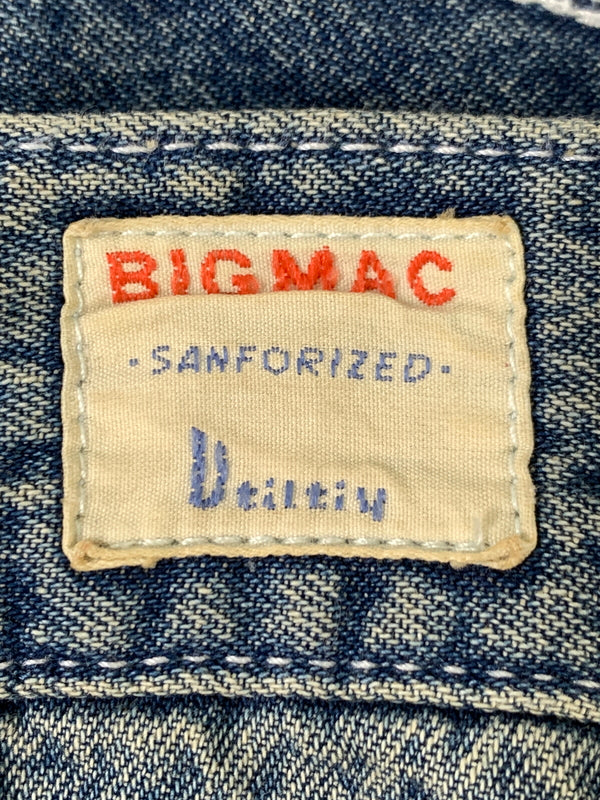 【中古品】【レディース】 BIGMAC ビッグマック DENIM PAINTER PANTS デニム ペインター パンツ BIG-218-V ボトムス ジーパン 171-260812-hu-10-min サイズ：S カラー：インディゴ 万代Net店