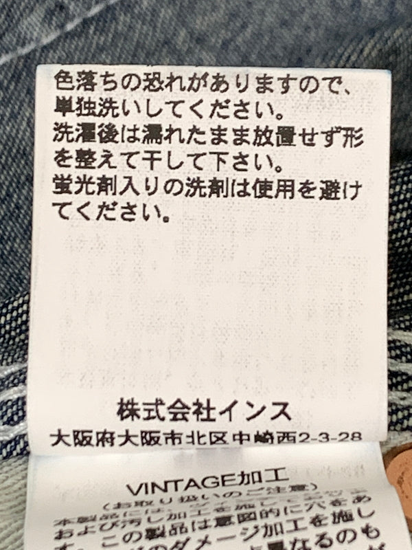 【中古品】【レディース】 BIGMAC ビッグマック DENIM PAINTER PANTS デニム ペインター パンツ BIG-218-V ボトムス ジーパン 171-260812-hu-10-min サイズ：S カラー：インディゴ 万代Net店