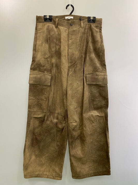 【中古品】【メンズ】 KONTOR コントール CORDUROY WIDE CARGO PANT KON-PT05253 コーデュロイ ワイドカーゴパンツ ボトムス 151-260302-SH-25-min サイズ：3 カラー：ベージュ 万代Net店