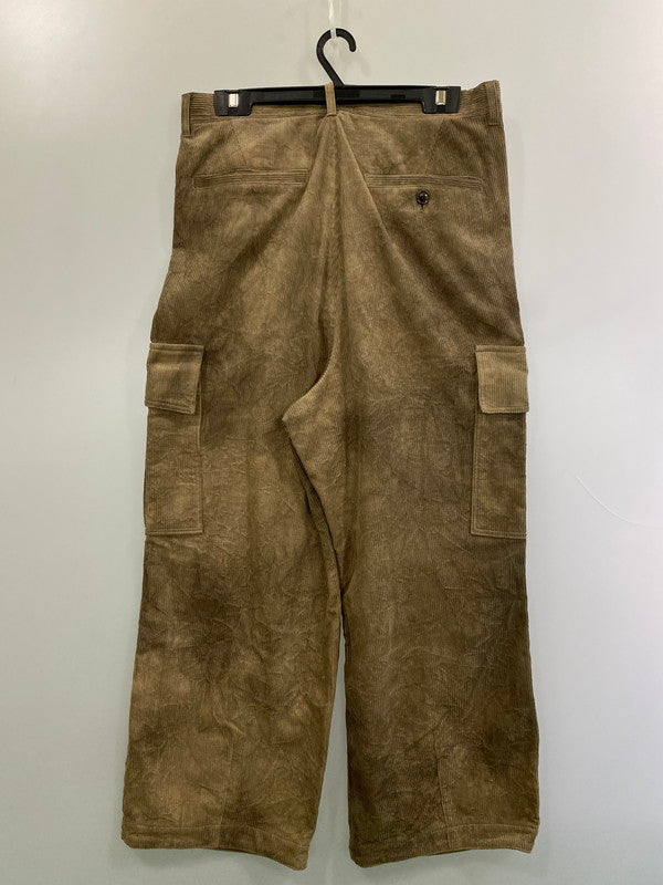 【中古品】【メンズ】 KONTOR コントール CORDUROY WIDE CARGO PANT KON-PT05253 コーデュロイ ワイドカーゴパンツ ボトムス 151-260302-SH-25-min サイズ：3 カラー：ベージュ 万代Net店