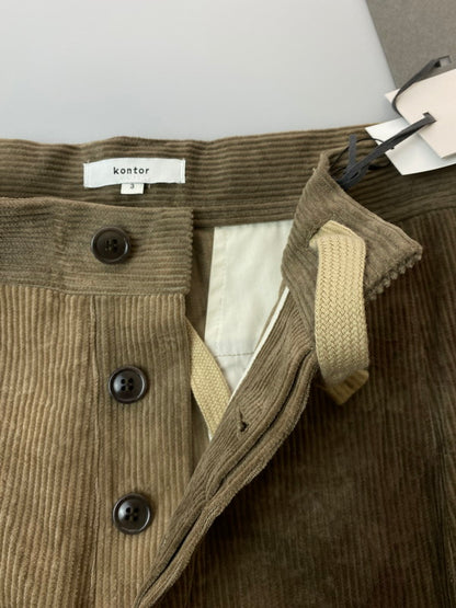 【中古品】【メンズ】 KONTOR コントール CORDUROY WIDE CARGO PANT KON-PT05253 コーデュロイ ワイドカーゴパンツ ボトムス 151-260302-SH-25-min サイズ：3 カラー：ベージュ 万代Net店