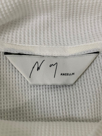 【中古美品】【メンズ】 ANCELLM アンセルム ANC-CT135 DAMAGE WAFFLE HI-NECK LS T-SHIRT ワッフル ハイネック 長袖Tシャツ ロングスリーブ 140-260305-As-28-min サイズ：2 カラー：ホワイト 万代Net店