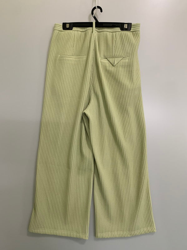 【中古美品】【メンズ】 ANCELLM アンセルム ANC-PT113-B WIDE EASY PANTS ワイドイージーパンツ ボトムス 151-260305-As-34-min サイズ：2 カラー：グリーン系 万代Net店