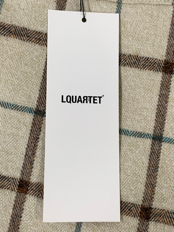【中古品】【メンズ】 LQUAETET エルカルテット 25FW-LP-012 COTTON EASY TROUSERS コットンイージートラウザーズ パンツ ボトムス 151-260305-As-35-min サイズ：M カラー：ベージュ 万代Net店