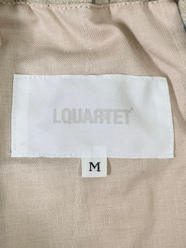 【中古品】【メンズ】 LQUAETET エルカルテット 25FW-LP-012 COTTON EASY TROUSERS コットンイージートラウザーズ パンツ ボトムス 151-260305-As-35-min サイズ：M カラー：ベージュ 万代Net店