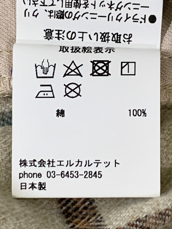 【中古品】【メンズ】 LQUAETET エルカルテット 25FW-LP-012 COTTON EASY TROUSERS コットンイージートラウザーズ パンツ ボトムス 151-260305-As-35-min サイズ：M カラー：ベージュ 万代Net店