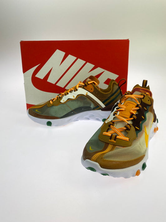 【未使用品】【メンズ】 NIKE ナイキ CJ6897-113 REACT ELEMENT 87 靴 シューズ スニーカー 160-260301-AS-3-min サイズ：28.5cm カラー：PALE IVORY/ORANGE PEEL 万代Net店