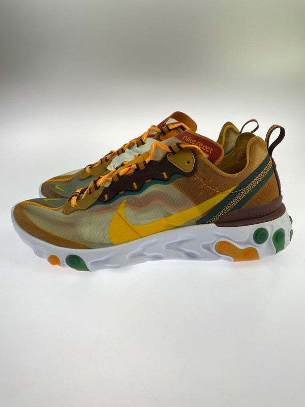 【未使用品】【メンズ】 NIKE ナイキ CJ6897-113 REACT ELEMENT 87 靴 シューズ スニーカー 160-260301-AS-3-min サイズ：28.5cm カラー：PALE IVORY/ORANGE PEEL 万代Net店
