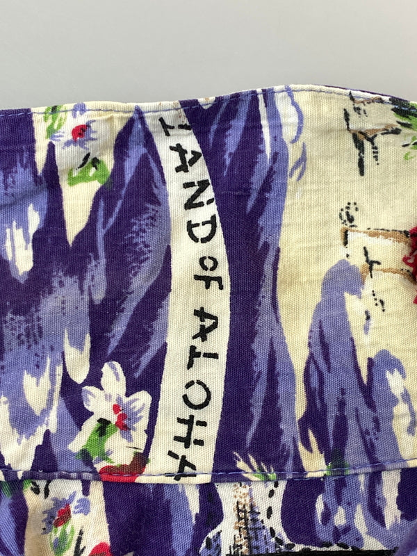 【中古品】【メンズ】 CITY CATS シティキャッツ HAWAIIAN SHIRT ハワイアン シャツ トップス 146-260626-jt-08-min サイズ：M カラー：パープル系 万代Net店