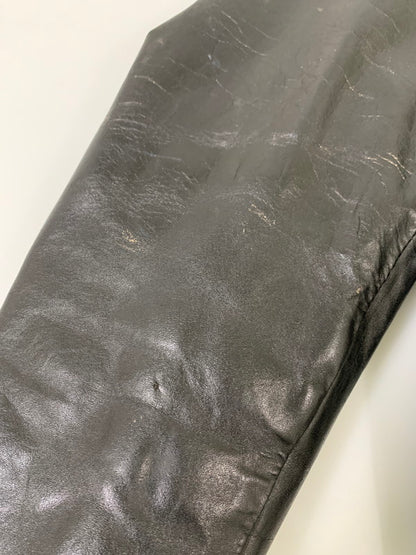 【現状渡し品】【メンズ】 Golden Bear ゴールデンベア FULL LEATHER LEATHER STADIUM JACKET フルレザー スタジアムジャケット アウター 146-260228-SH-21-min サイズ：M カラー：ブラック 万代Net店