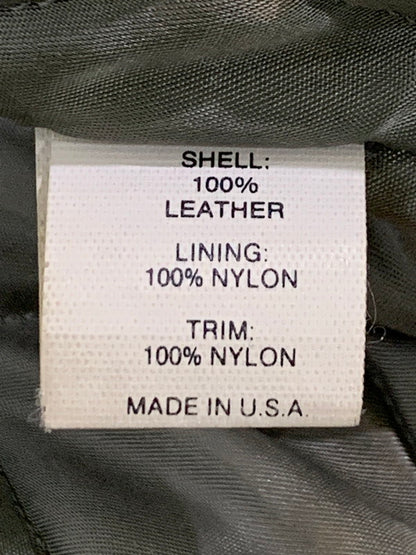 【現状渡し品】【メンズ】 Golden Bear ゴールデンベア FULL LEATHER LEATHER STADIUM JACKET フルレザー スタジアムジャケット アウター 146-260228-SH-21-min サイズ：M カラー：ブラック 万代Net店