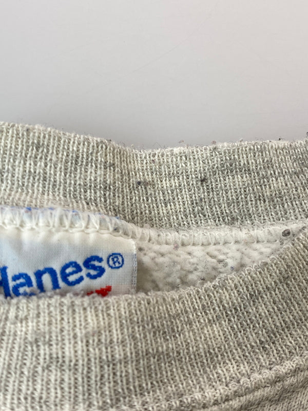 【現状渡し品】【メンズ】 HANES ヘインズ LS SWEAT SHIRT 90S RHS ラグランスリーブ ロングスリーブ スウェットシャツ メンズ トップス 146-260717-em-51-min サイズ：XL カラー：ライトグレー 万代Net店