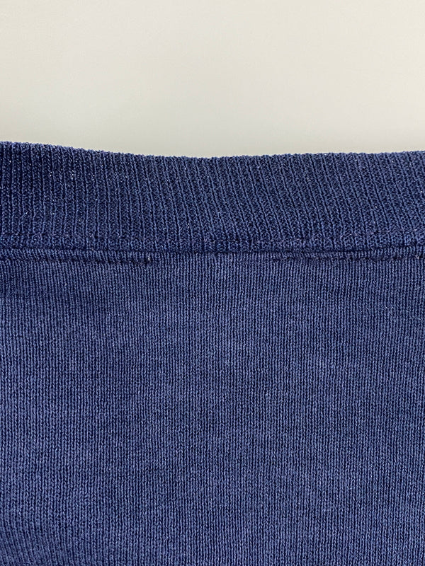 【現状渡し品】【メンズ】 RUSSELL ATHLETIC ラッセルアスレティック SWEAT SHIRT Vガゼットスウェットシャツ トレーナー トップス 146-260715-yn-25-min カラー：ネイビー 万代Net店