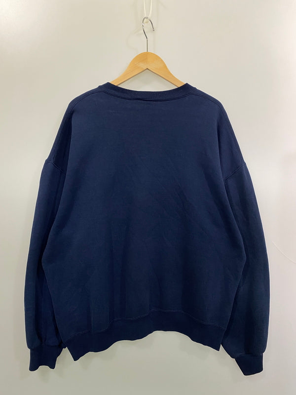 【現状渡し品】【メンズ】 RUSSELL ATHLETIC ラッセルアスレティック SWEAT SHIRT Vガゼットスウェットシャツ トレーナー トップス 146-260715-yn-25-min カラー：ネイビー 万代Net店