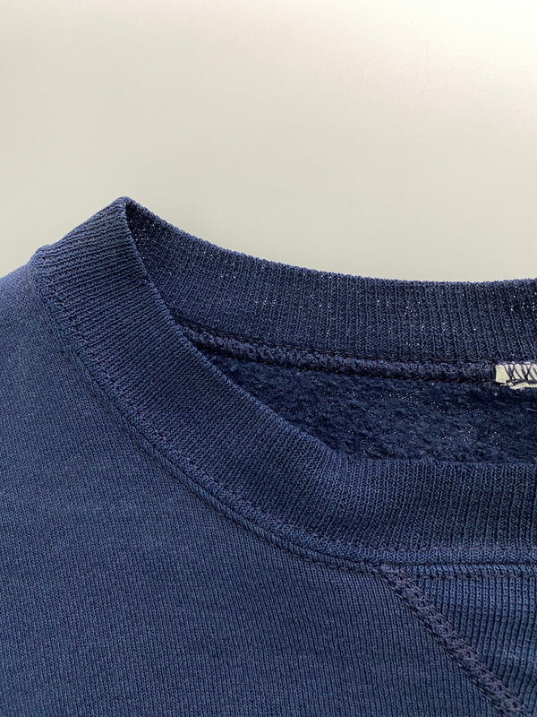【現状渡し品】【メンズ】 RUSSELL ATHLETIC ラッセルアスレティック SWEAT SHIRT Vガゼットスウェットシャツ トレーナー トップス 146-260715-yn-25-min カラー：ネイビー 万代Net店