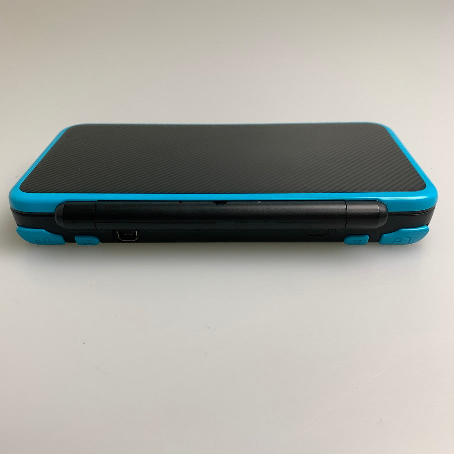 【中古品】 New2DSLL 本体 ニンテンドー2DS LL 本体 ブラック×ターコイズ 任天堂 023-260308-SH-09-min 万代Net店