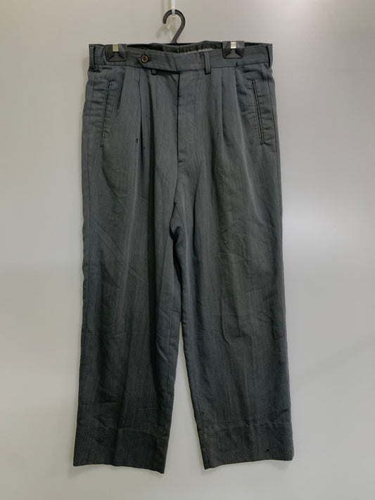 【現状渡し品】【メンズ】 GIORGIO ARMANI ジョルジオ アルマーニ SLACKS PANT スラックス パンツ ボトムス 152-260811-hu-22-min サイズ：54LUN カラー：グレー 万代Net店
