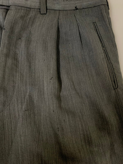 【現状渡し品】【メンズ】 GIORGIO ARMANI ジョルジオ アルマーニ SLACKS PANT スラックス パンツ ボトムス 152-260811-hu-22-min サイズ：54LUN カラー：グレー 万代Net店