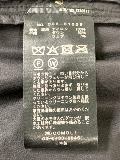 【中古品】【メンズ】 COMOLI コモリ 25AW CO3-01008 ダウンジャケット アウター 140-260302-SH-13-min サイズ：2 カラー：ブラック 万代Net店
