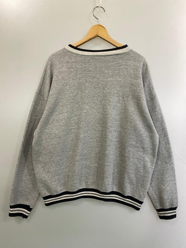【中古品】【メンズ】 DISCUS ATHLETIC ディスカス アスレチック USA製 リブライン LS SWEAT SHIRT ロングスリーブ スウェット シャツ メンズ 長袖 トップス 146-260717-em-40-min サイズ：Ｌ カラー：グレー 万代Net店