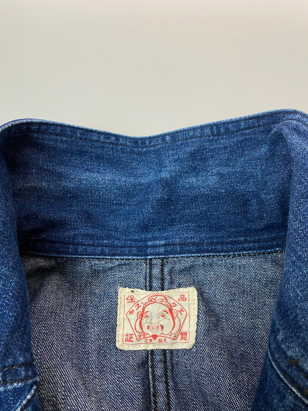 【中古品】【メンズ】 EVISU エヴィス カモメ デニムつなぎ ジャンプスーツ オールインワン 156-260305-AS-4-min サイズ：下記参照 カラー：インディゴ 万代Net店