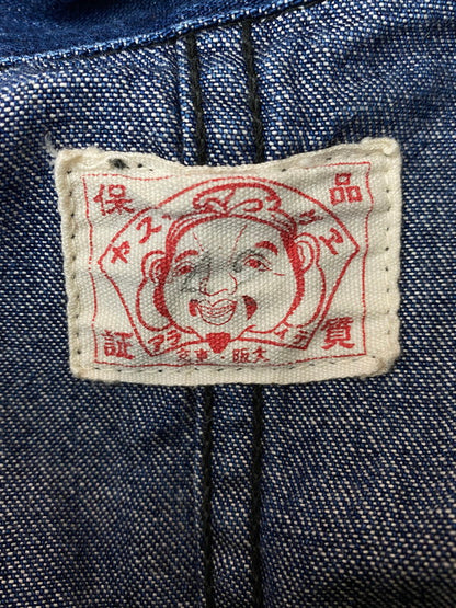 【中古品】【メンズ】 EVISU エヴィス カモメ デニムつなぎ ジャンプスーツ オールインワン 156-260305-AS-4-min サイズ：下記参照 カラー：インディゴ 万代Net店