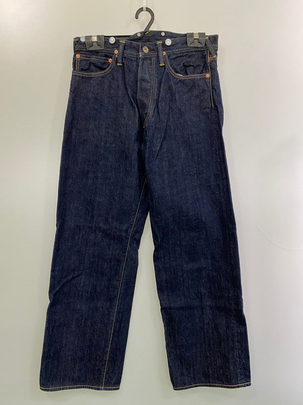 【中古品】【メンズ】 EVISU エヴィス LOT.2111 シンチバック デニムパンツ ボトムス 156-260305-AS-3-min サイズ：35×35 カラー：インディゴ 万代Net店