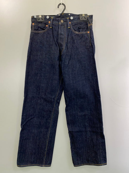 【中古品】【メンズ】 EVISU エヴィス LOT.2111 シンチバック デニムパンツ ボトムス 156-260305-AS-3-min サイズ：35×35 カラー：インディゴ 万代Net店