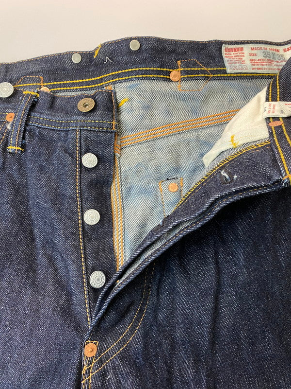 【中古品】【メンズ】 EVISU エヴィス LOT.2111 シンチバック デニムパンツ ボトムス 156-260305-AS-3-min サイズ：35×35 カラー：インディゴ 万代Net店