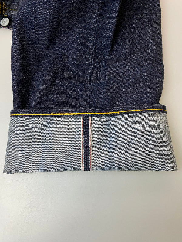 【中古品】【メンズ】 EVISU エヴィス LOT.2111 シンチバック デニムパンツ ボトムス 156-260305-AS-3-min サイズ：35×35 カラー：インディゴ 万代Net店