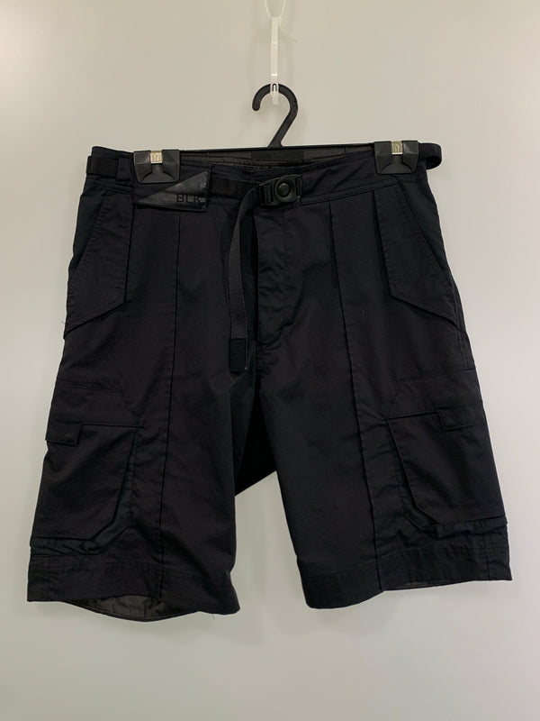 【中古品】【メンズ】 WHITE MOUNTAINEERING ホワイトマウンテニアリング BK1071405 BLK SHORT PANTS ショートパンツ ボトムス 151-260711-AS-25-min サイズ：Ｓ カラー：ブラック 万代Net店