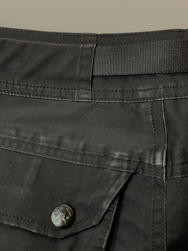 【中古品】【メンズ】 WHITE MOUNTAINEERING ホワイトマウンテニアリング BK1071405 BLK SHORT PANTS ショートパンツ ボトムス 151-260711-AS-25-min サイズ：Ｓ カラー：ブラック 万代Net店