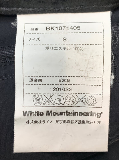 【中古品】【メンズ】 WHITE MOUNTAINEERING ホワイトマウンテニアリング BK1071405 BLK SHORT PANTS ショートパンツ ボトムス 151-260711-AS-25-min サイズ：Ｓ カラー：ブラック 万代Net店